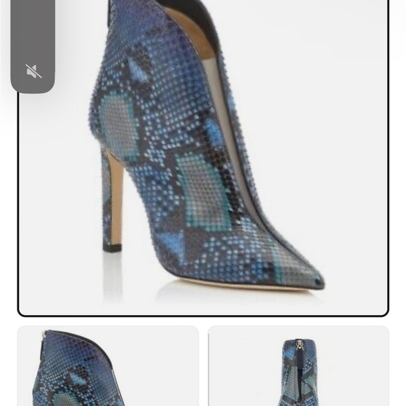 Jimmy Choo Bowie Python Booties
Blue Green New Size 36 - Picture 2 of 3